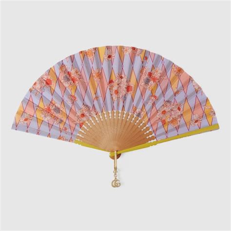 Gucci Lovelight floral print fan 